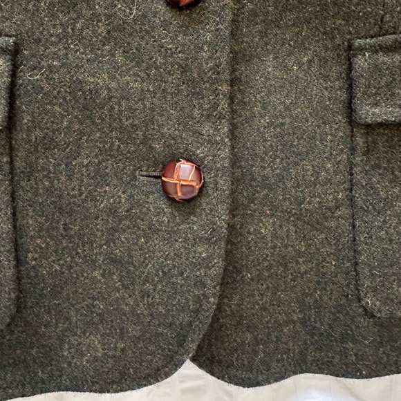 100% Wool Brooks Brother Tweed Blazer Jacket Sz 6 - Picture 7 of 17